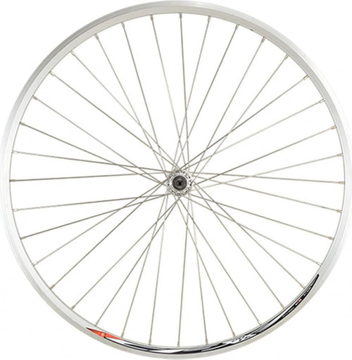 Roue route 700 av blocage jante argent mach1 cfx20 moy.miche magnum 32t