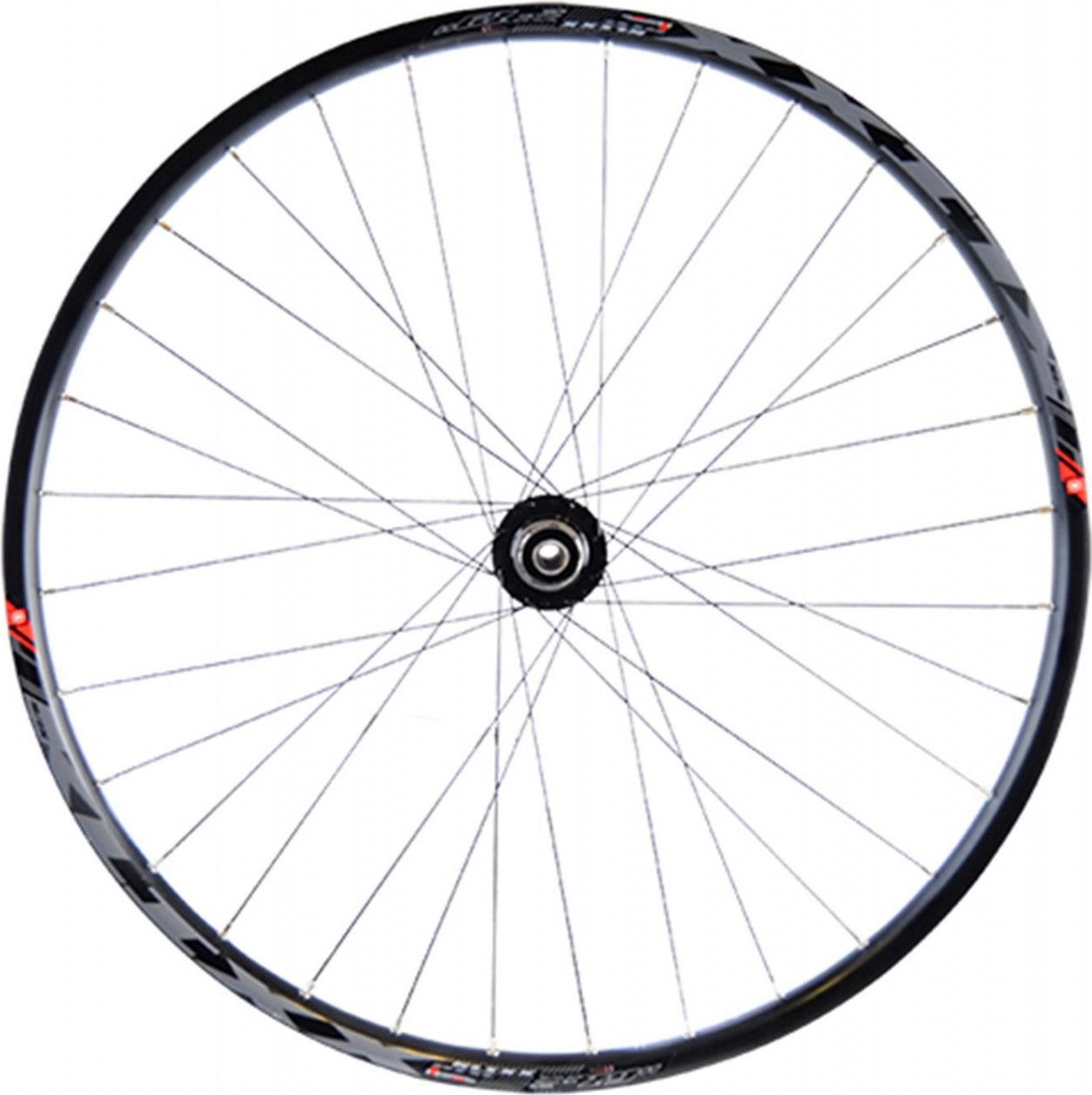 Roue vtt 29  ar k7 jante noir mach1 klixx tub.ready. disque 6t 9/10/11v axe travers.12x142