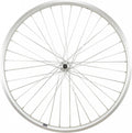 Roue vtt 26  av blocage jante argent mach1 er10 moy.Shimano tx500 v-brake