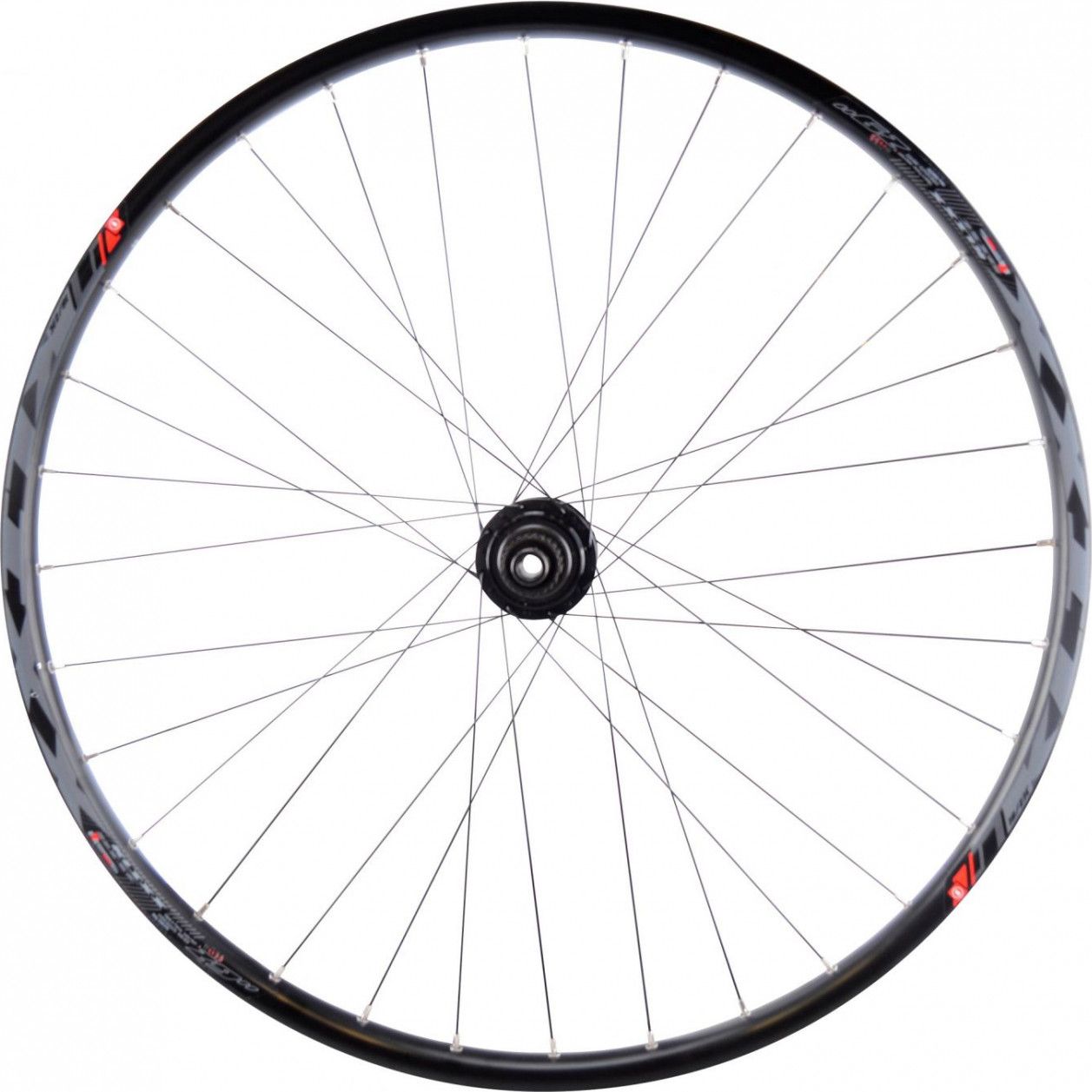 Roue vtt 29  ar k7 jante noir mach1 klixx tub.ready.centerlock 12v microspline 12x148