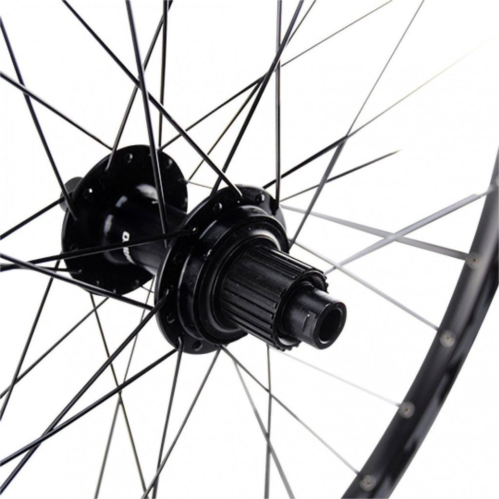 Roue vtt 27.5  ar k7 jante noir mach1 klixx tub.ready.centerlock 12v microspline 12x148