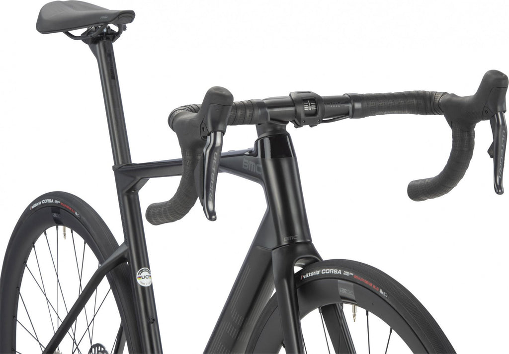 Vélo de Route BMC Roadmachine 01 Five Shimano Ultegra Di2 12V 700 mm Gris Carbon 2023