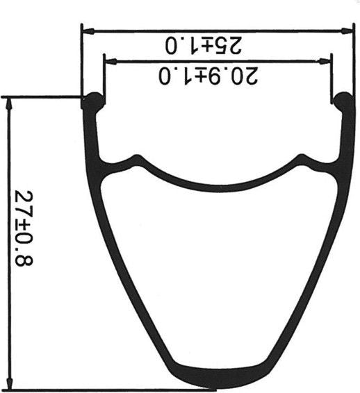 Roue Avant Gurpil GTR SL20 29'' | 9x100mm/15x100mm | 6 Trous | Noir/Jaune