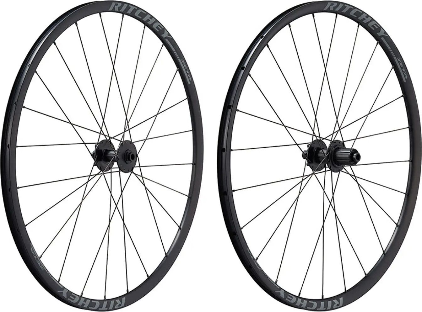Paires de roues Ritchey Comp Zeta Alu Disc 700mm | 12x100 - 12x142mm | 6 trous