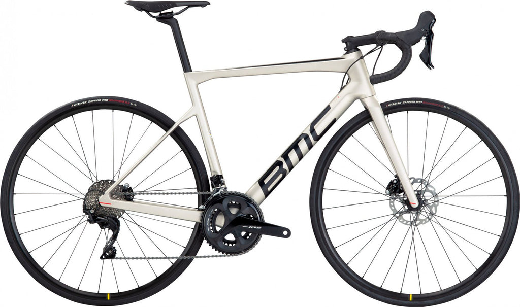 Vélo de Route BMC Teammachine SLR Five Shimano 105 Di2 12V 700 mm Argent Arctic 2023