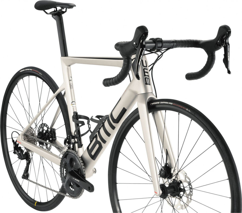 Vélo de Route BMC Teammachine SLR Five Shimano 105 Di2 12V 700 mm Argent Arctic 2023