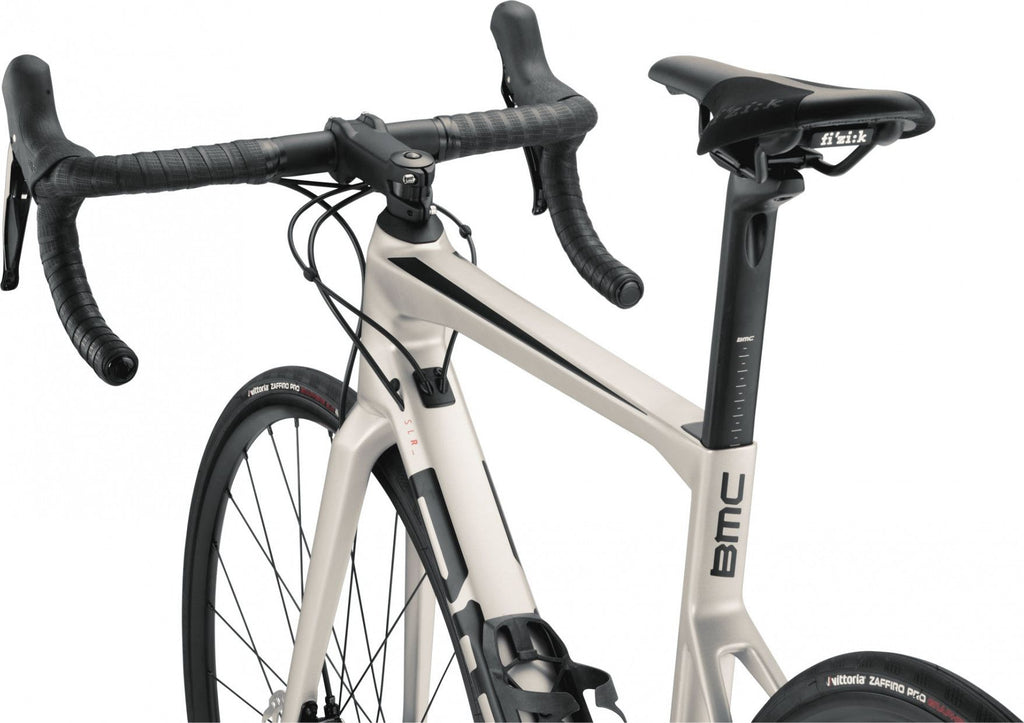 Vélo de Route BMC Teammachine SLR Five Shimano 105 Di2 12V 700 mm Argent Arctic 2023