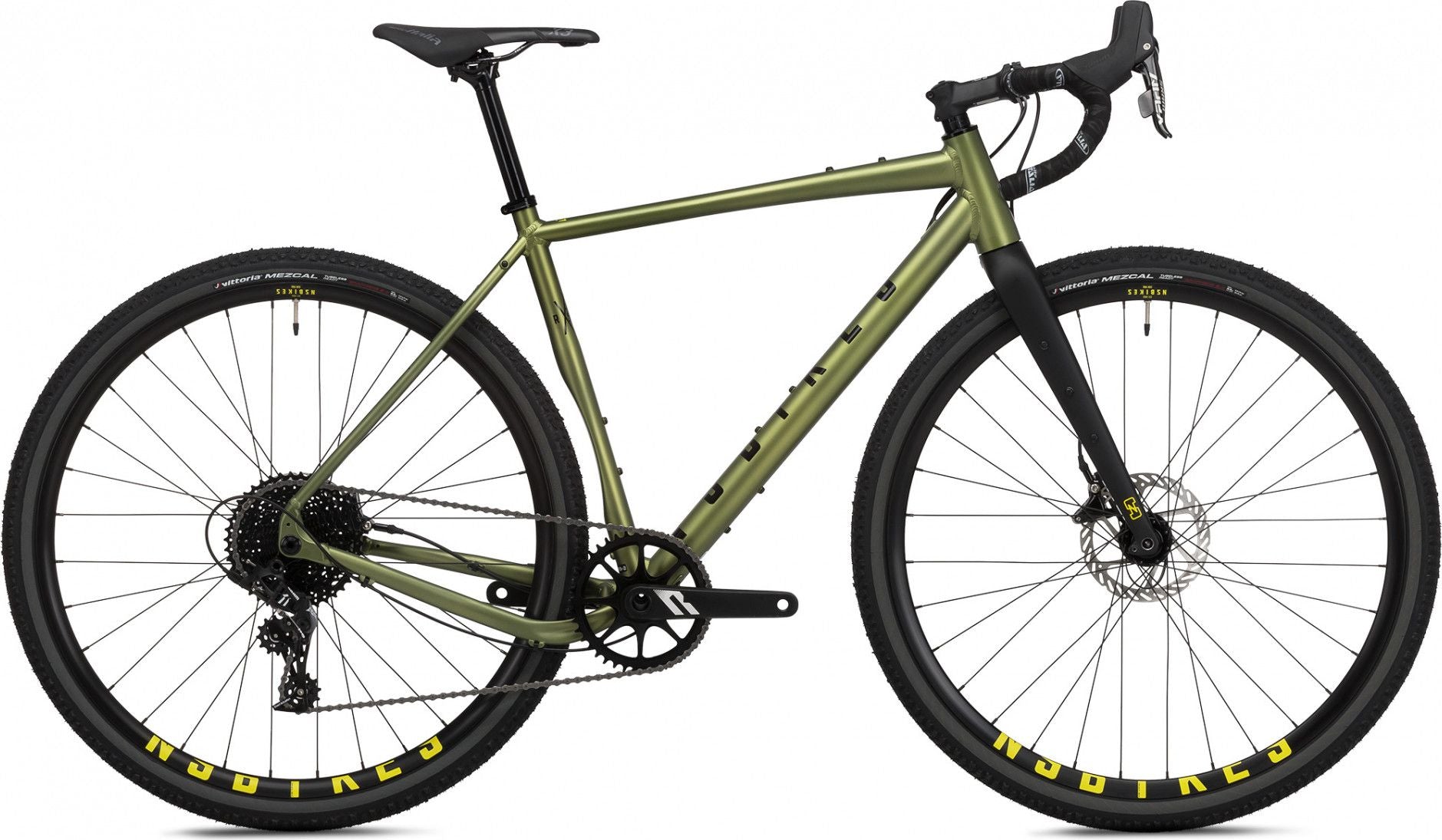 Gravel Bike NS Bikes Rag+ 1 Sram Apex 11V 700 mm Vert / Noir