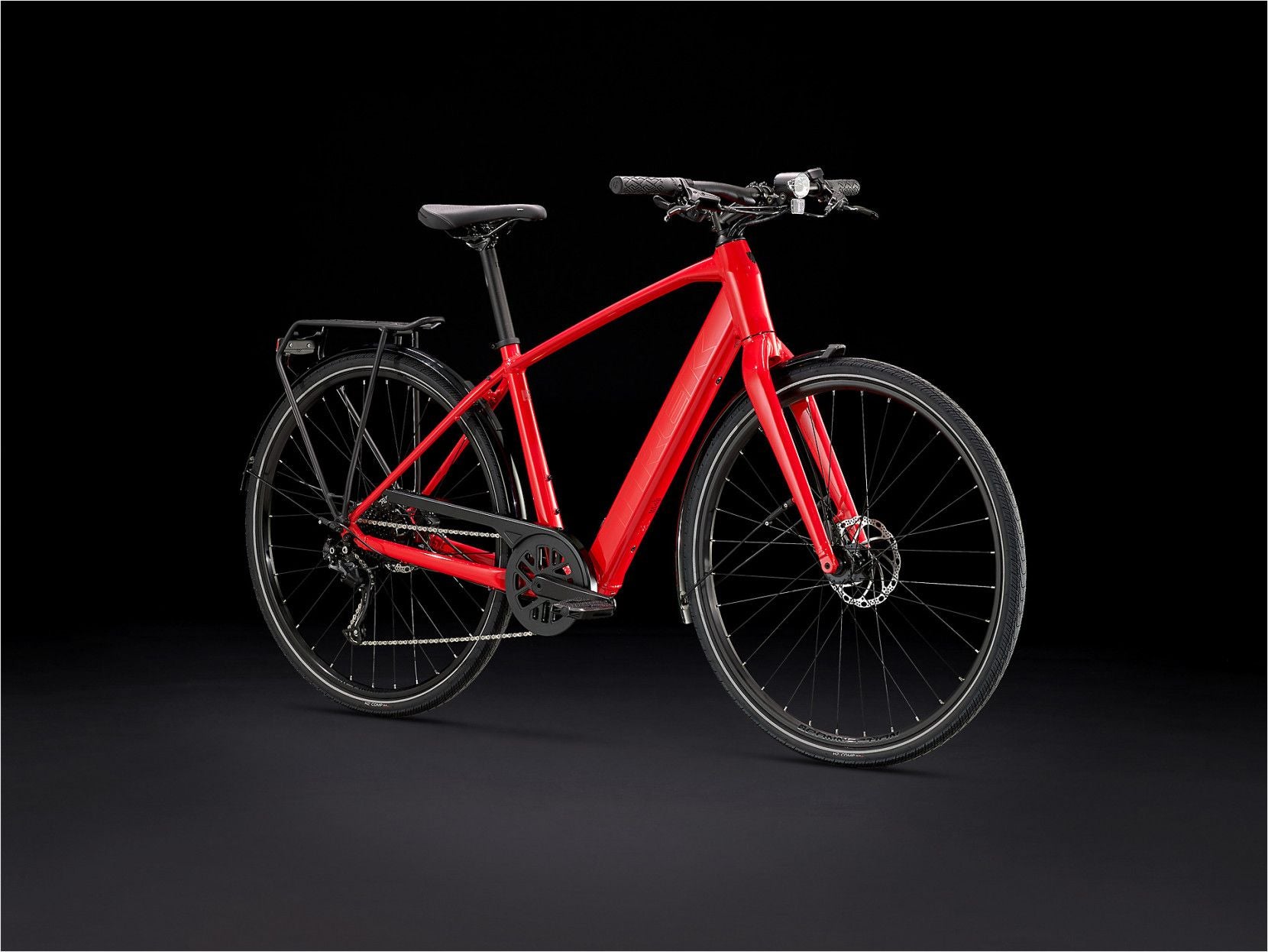 Vélo de Ville Électrique Trek FX+ 2 Shimano Altus 9V 250 Wh 700 mm Rouge