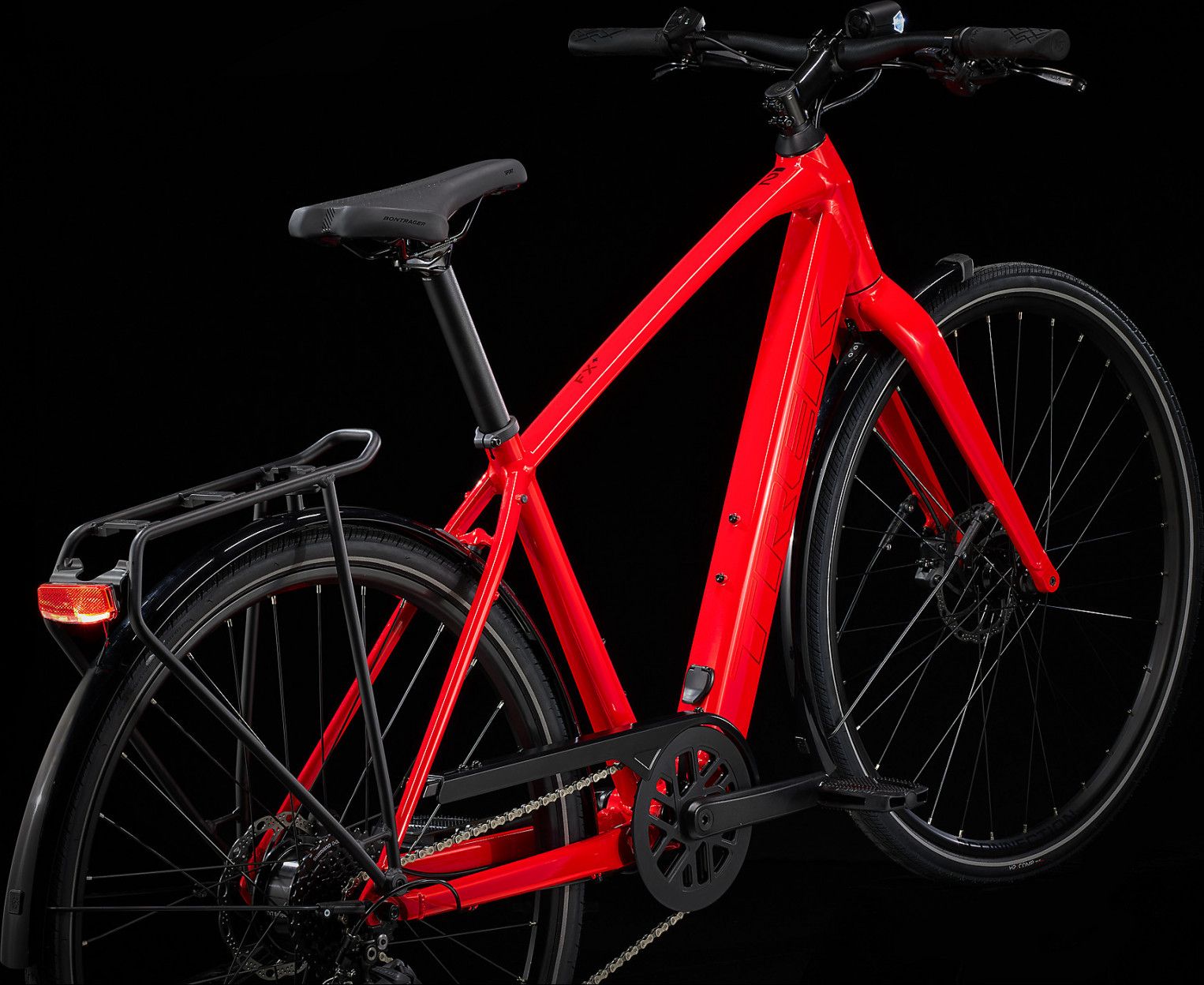 Vélo de Ville Électrique Trek FX+ 2 Shimano Altus 9V 250 Wh 700 mm Rouge