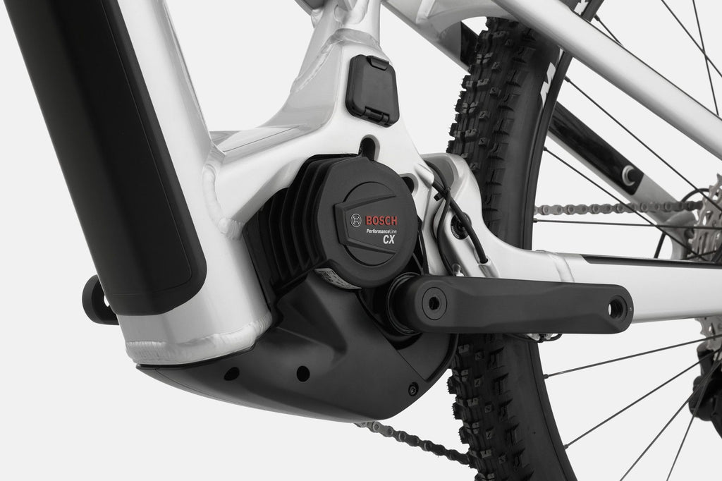 VTT Électrique Tout-Suspendu Cannondale Moterra Neo 3 12V 750 Wh Bosch 100Nm 29'' Gris Mercury - Vélo d'Exposition