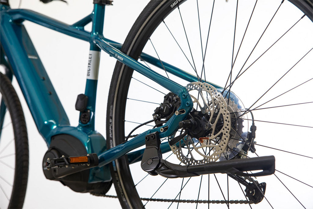 Vélo Fitness Électrique Bicyklet Gabriel Shimano Altus 9V 500 Wh 700 mm Turquoise Metallic