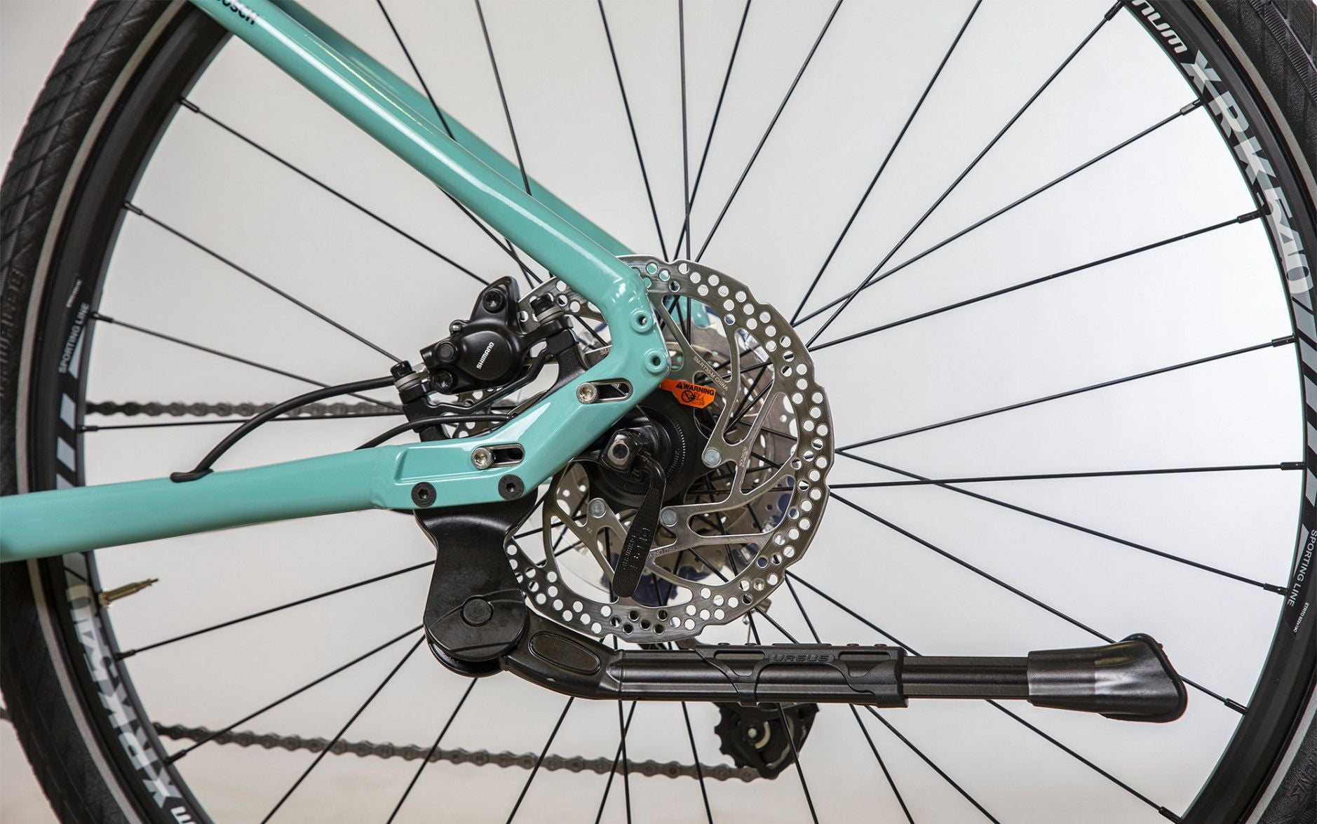 Vélo Fitness Électrique Bicyklet Béatrice Shimano Altus 9V 500 Wh 700 mm Bleu