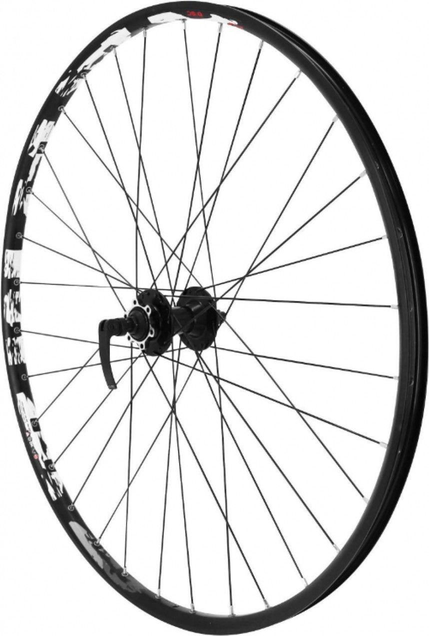 Roue vtt 29  karma disc avant noir double paroi moyeu 6trous  - 21mm inter et 27mm exter