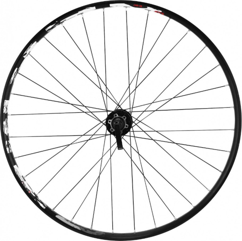 Roue vtt 29  karma disc avant noir double paroi moyeu 6trous  - 21mm inter et 27mm exter