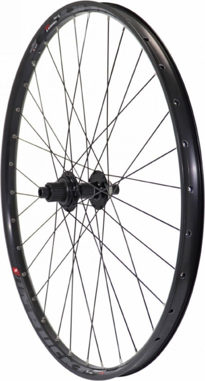 ROUE VTT 29  TRUCKY 30 DISC ARRIERE NOIR MOY CENTERLOCK MT510 12V. MICROSPLINE (COMPATIBLE TUBELESS ET TUBETYPE) POUR AXE TRAVERSANT 12-148  POUR PNEU 29X2.00-2.50  - JANTE INTER 30mm
