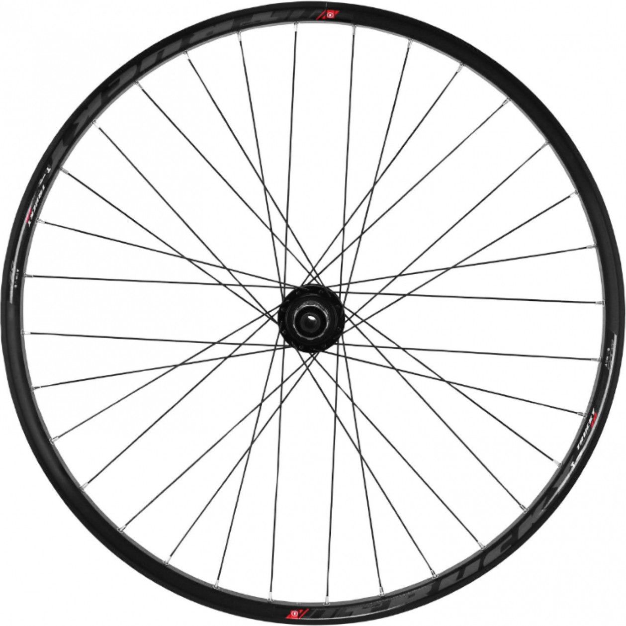 Roue vtt 29  trucky 30 disc arriere noir moy Velox roulement disc 6 trous 11-10v. (compatible tubeless et tubetype) pour axe traversant 12-142  pour pneu 29x2.00-2.50  - jante inter 30mm