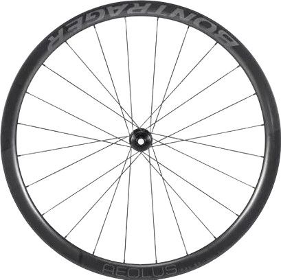 Roue Route Avant Bontrager Aeolus RSL 37 TLR Disque Noir