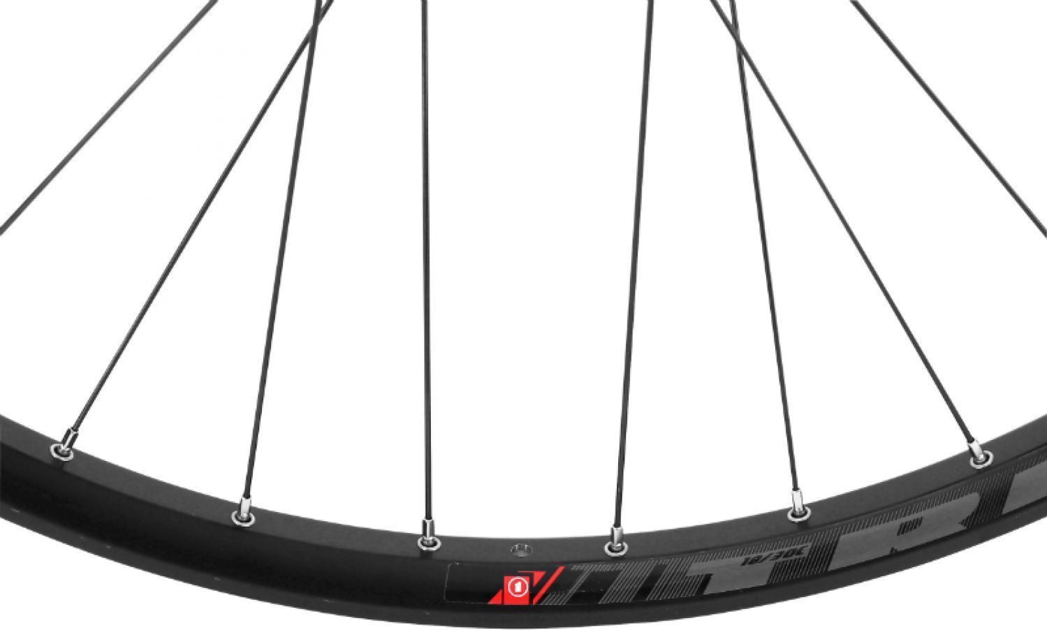 Roue vtt 29  trucky 30 disc avant noir moy Velox roulement disc 6 trous (compatible tubeless et tubetype) pour axe traversant 15-100  pour pneu 29x2.00-2.50 - jante inter 30mm