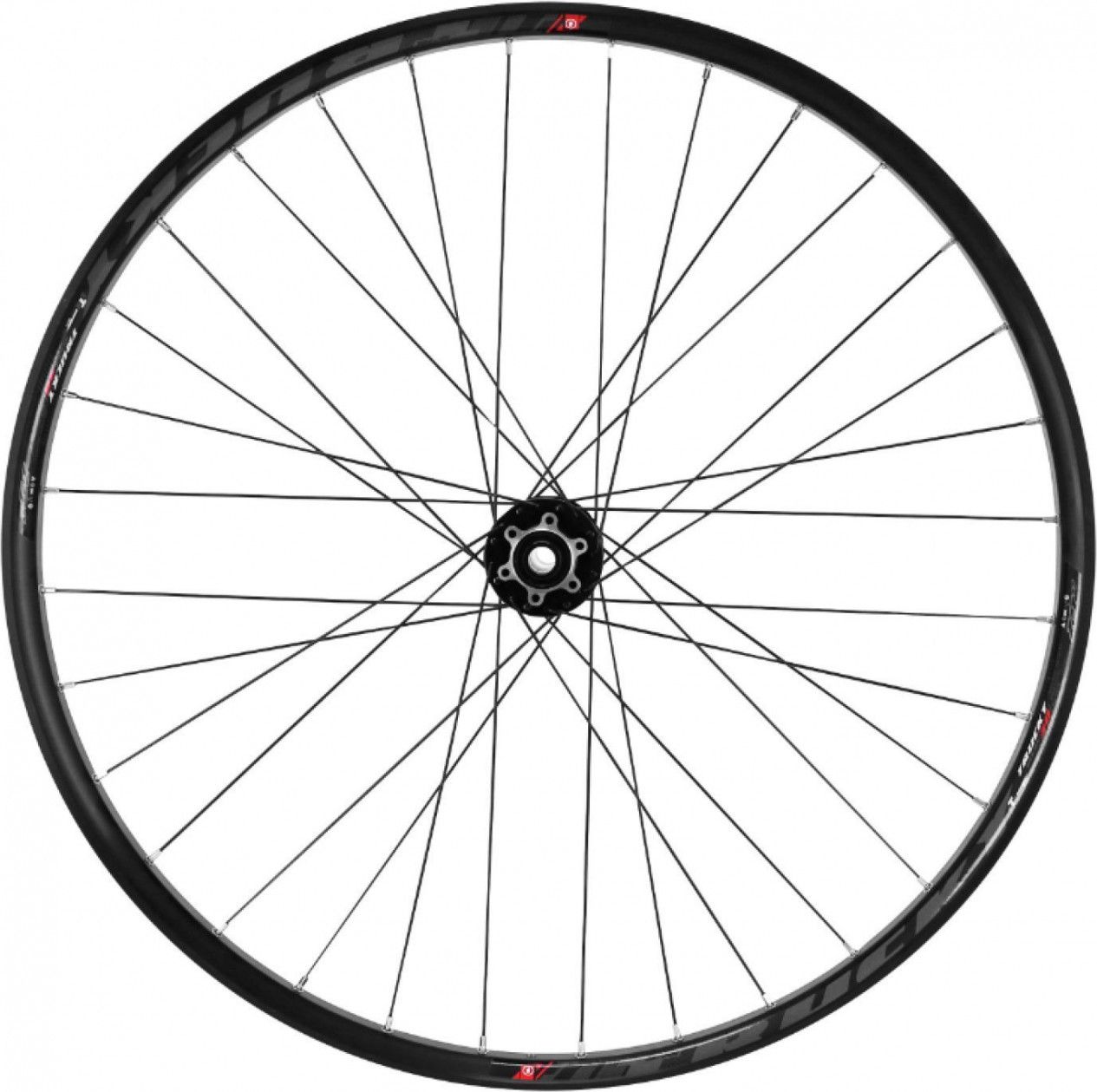 Roue vtt 29  trucky 30 disc avant noir moy Velox roulement disc 6 trous (compatible tubeless et tubetype) pour axe traversant 15-100  pour pneu 29x2.00-2.50 - jante inter 30mm
