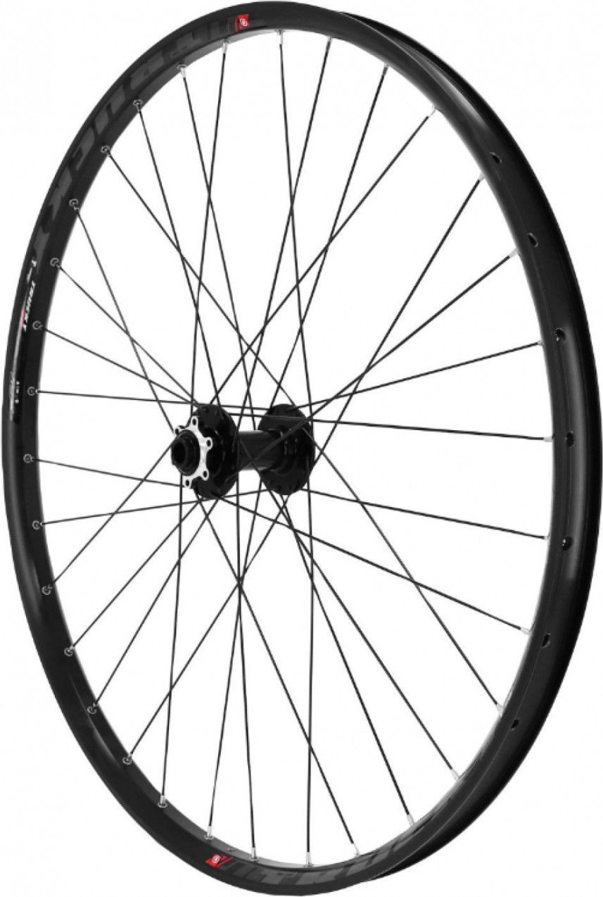 Roue vtt 29  trucky 30 disc avant noir moy Velox roulement disc 6 trous (compatible tubeless et tubetype) pour axe traversant 15-100  pour pneu 29x2.00-2.50 - jante inter 30mm