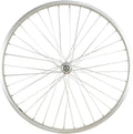 Roue vtt 26  av ecrou axe plein jante argent mach1 m110 evo moy.miche magnum v-brake 36t