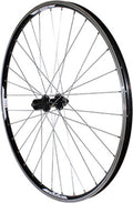Roue vtt 29  combo arriere noir renforce v-brake moyeu Shimano rm66 compatible disc centerlock pour Shimano-Sram 10-9-8v. blocage (jante double paroi avec oeillets-rayonnage inox)