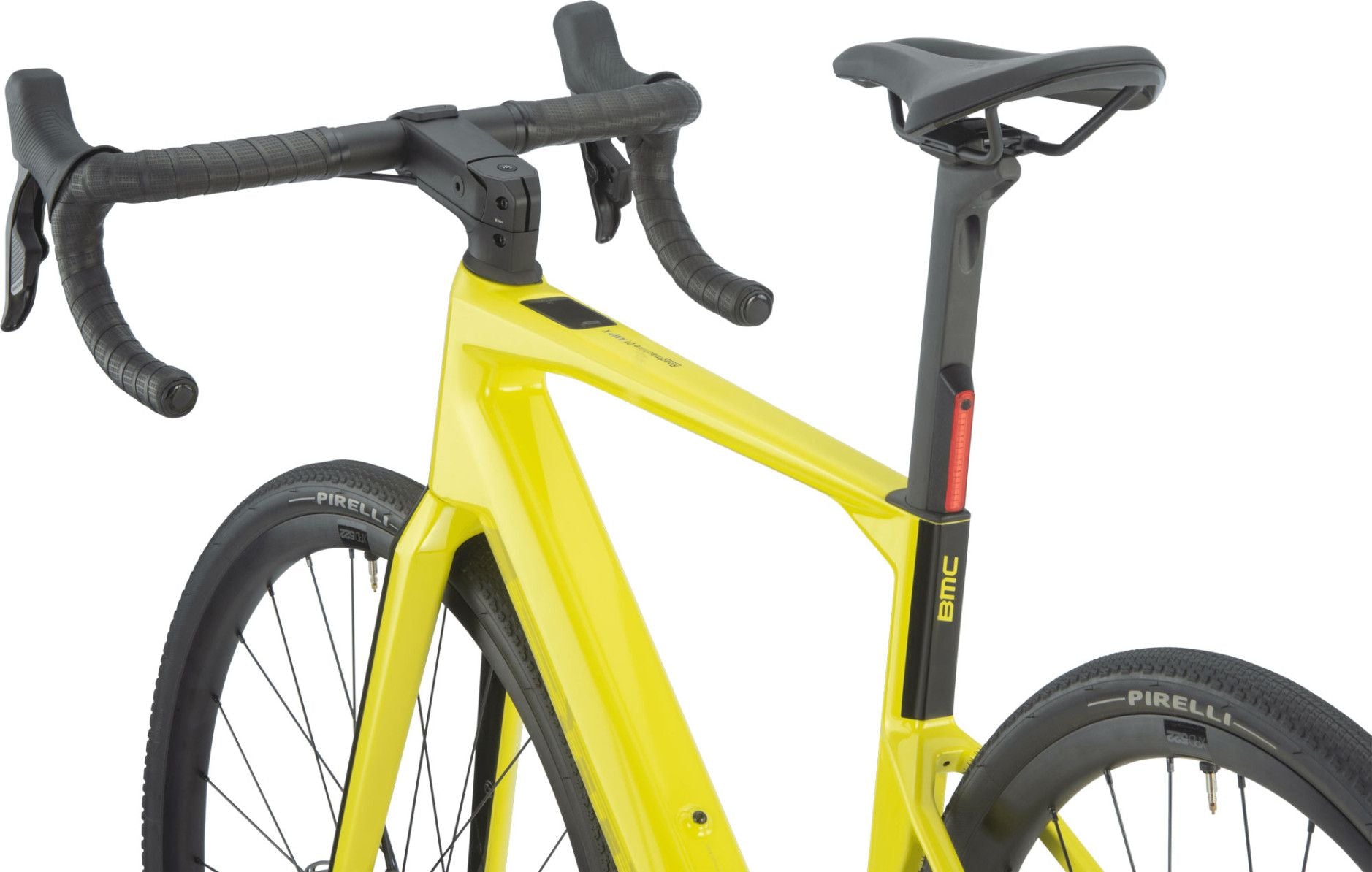 Vélo de Route Électrique BMC Roadmachine 01 AMP X Two Sram Rival XPLR eTap AXS 12V 360 Wh 700 mm Jaune Lime 2023