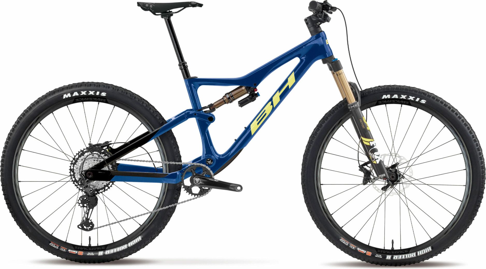 VTT Tout-Suspendu Bh Bikes Lynx Trail Carbon 9.5 Shimano XT 12V 29'' Bleu/Jaune 2022