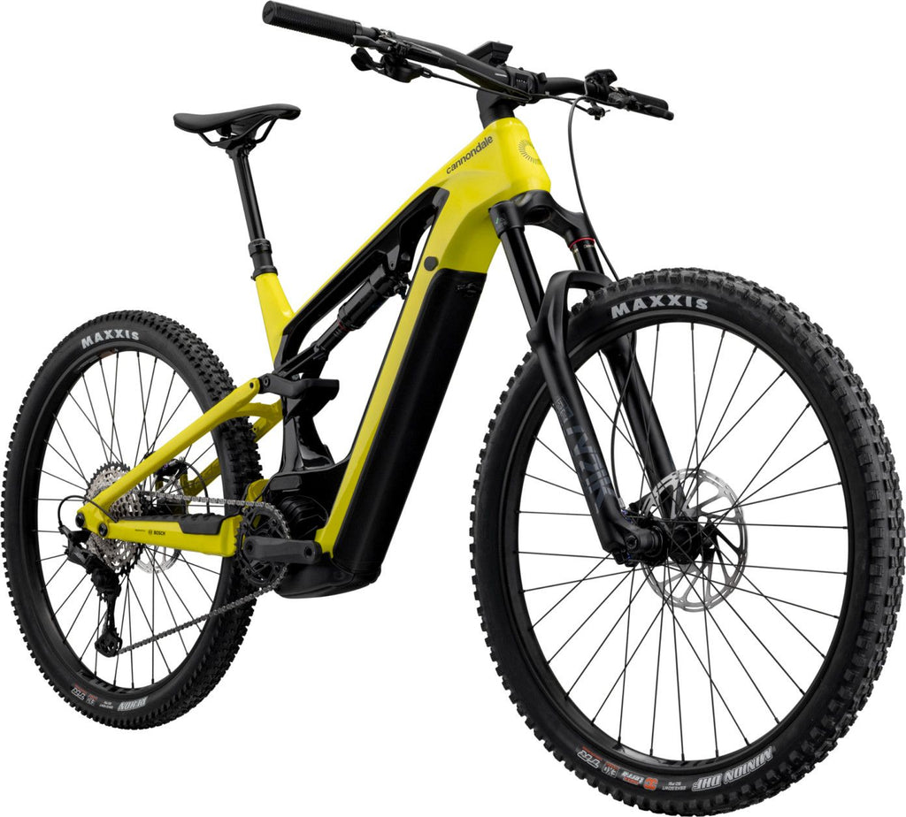 VTT Électrique Tout-Suspendu Cannondale Moterra Neo Carbon 2 Shimano SLX/XT 12V 750 Wh 29'' Jaune Highlighter