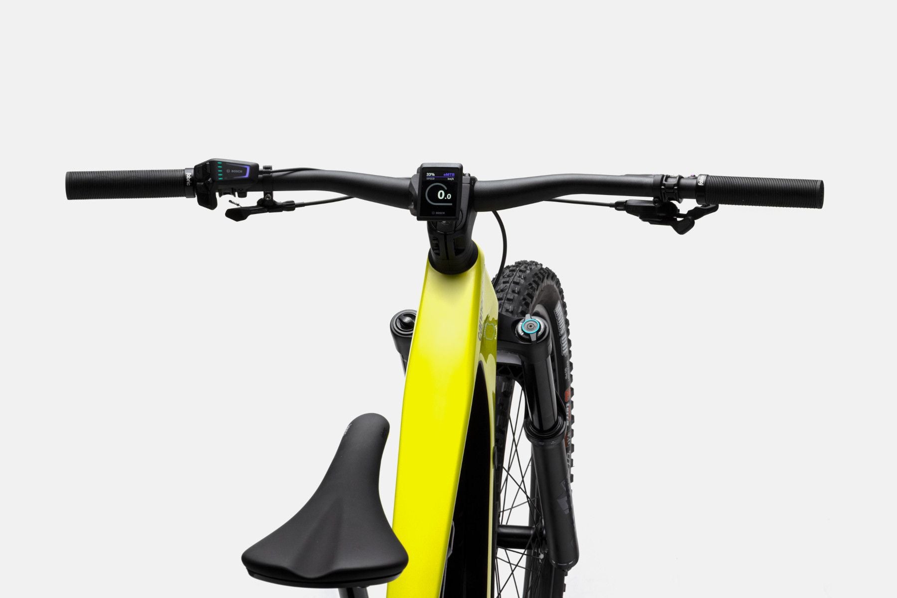 VTT Électrique Tout-Suspendu Cannondale Moterra Neo Carbon 2 Shimano SLX/XT 12V 750 Wh 29'' Jaune Highlighter