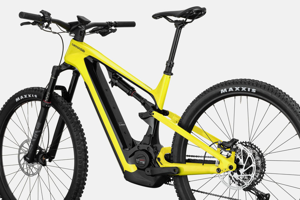 VTT Électrique Tout-Suspendu Cannondale Moterra Neo Carbon 2 Shimano SLX/XT 12V 750 Wh 29'' Jaune Highlighter