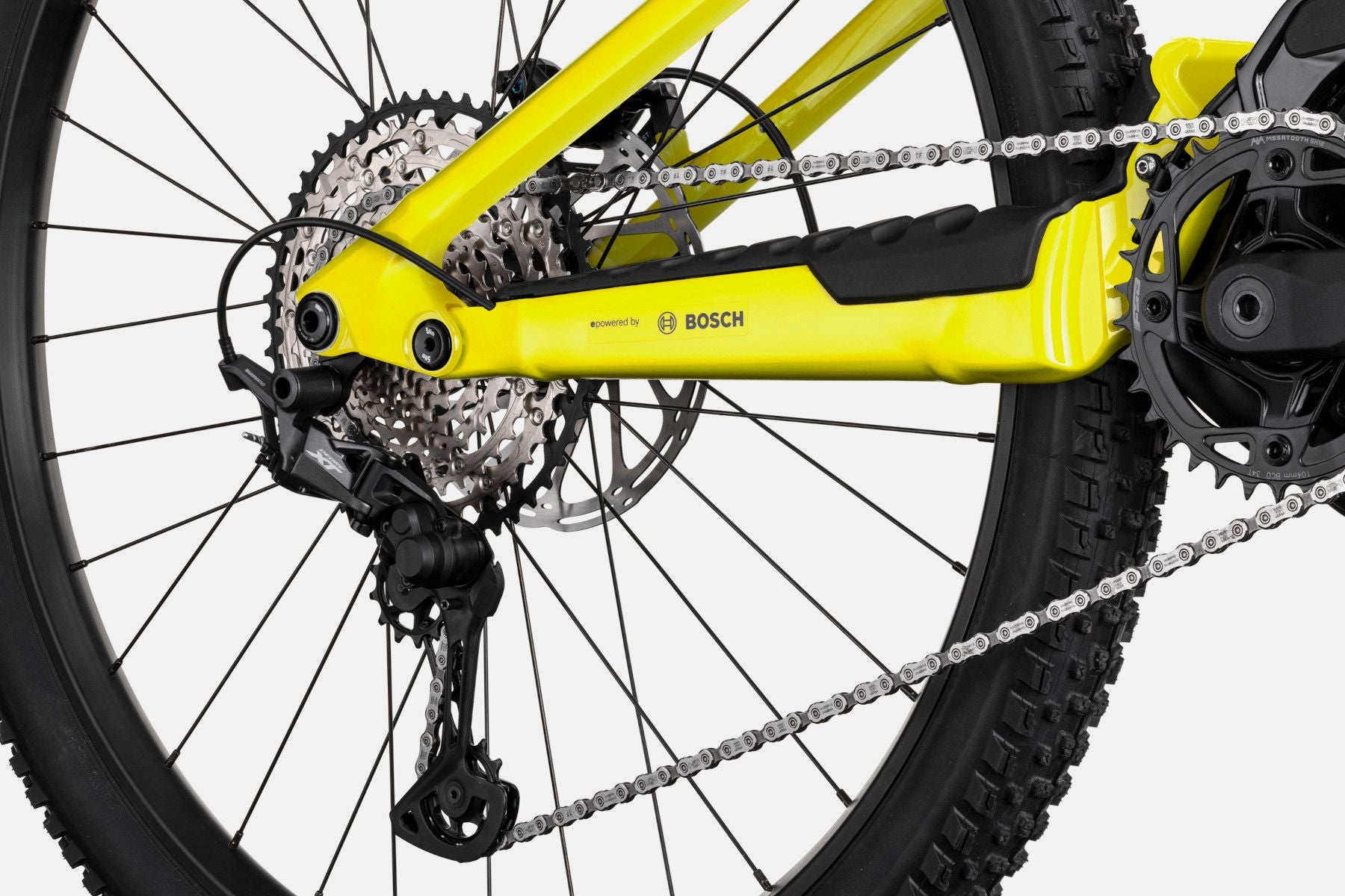 VTT Électrique Tout-Suspendu Cannondale Moterra Neo Carbon 2 Shimano SLX/XT 12V 750 Wh 29'' Jaune Highlighter