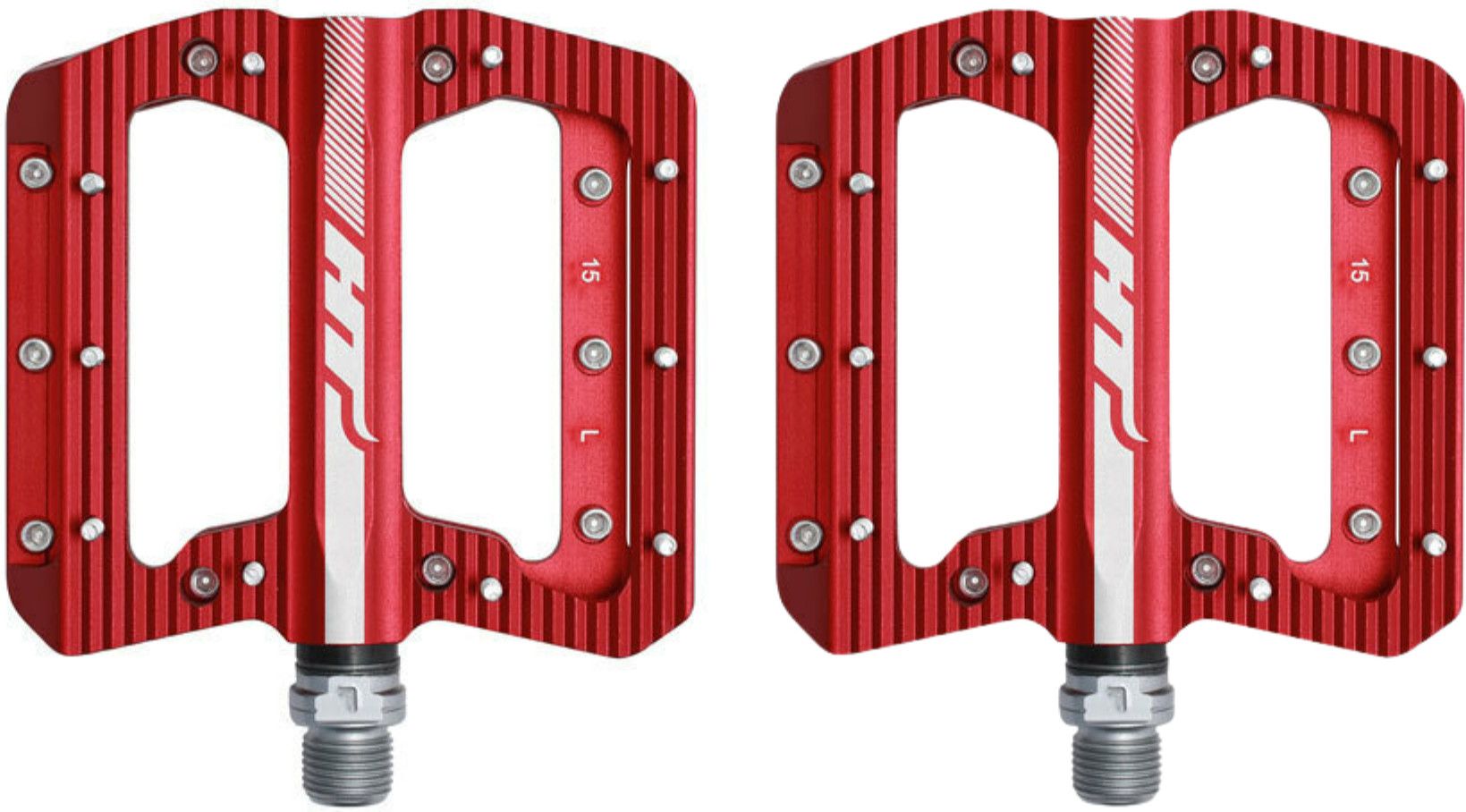 Paire de Pédales Plates HT Components ANS01 Argent