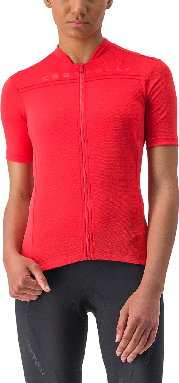 Maillot Manches Courtes Femme Castelli Anima 4 Blanc Ivoire T.L - Produit Reconditionné