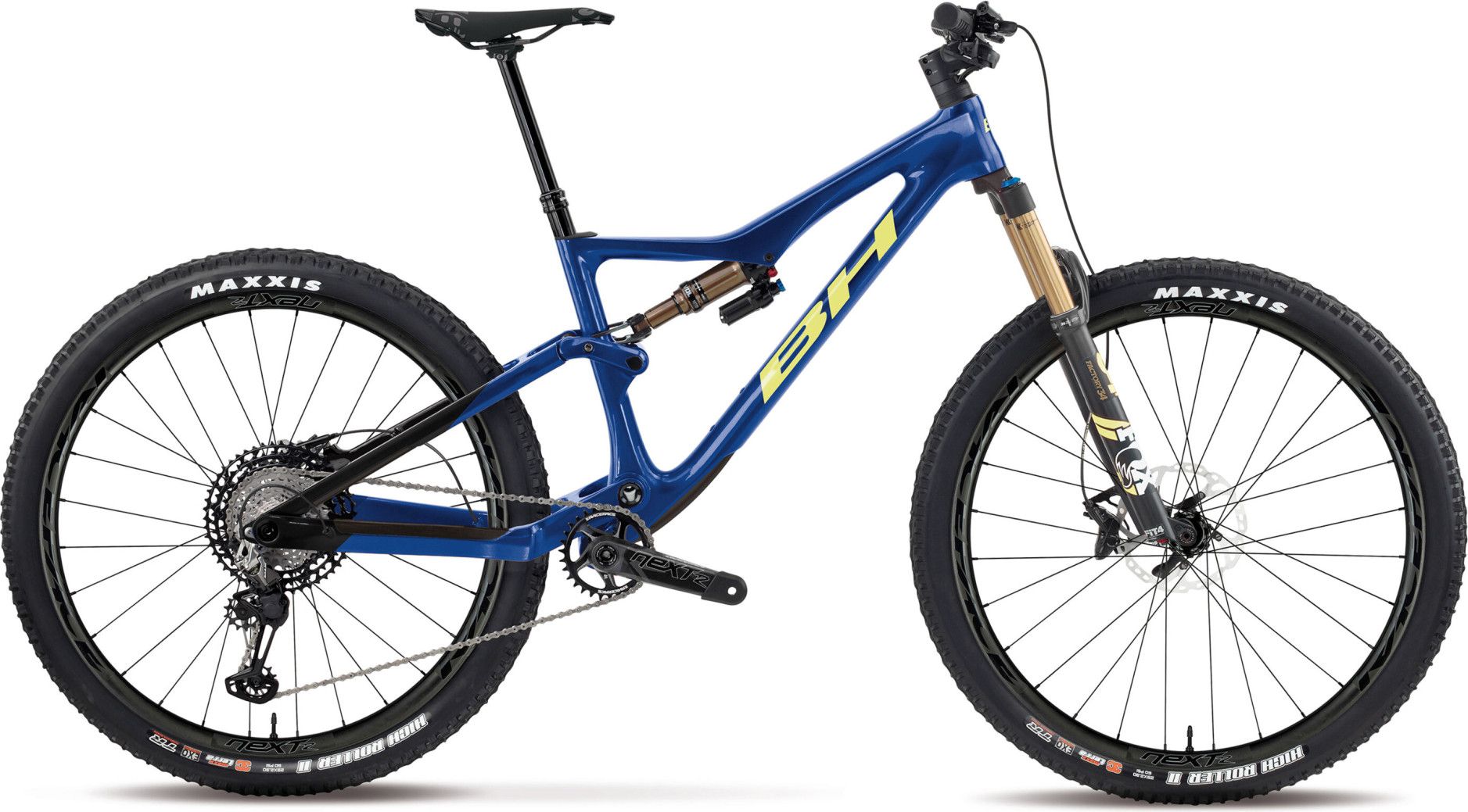 VTT Tout-Suspendu Bh Bikes Lynx Trail Carbon 9.9 Shimano 12V 720 Wh 29'' Bleu/Jaune