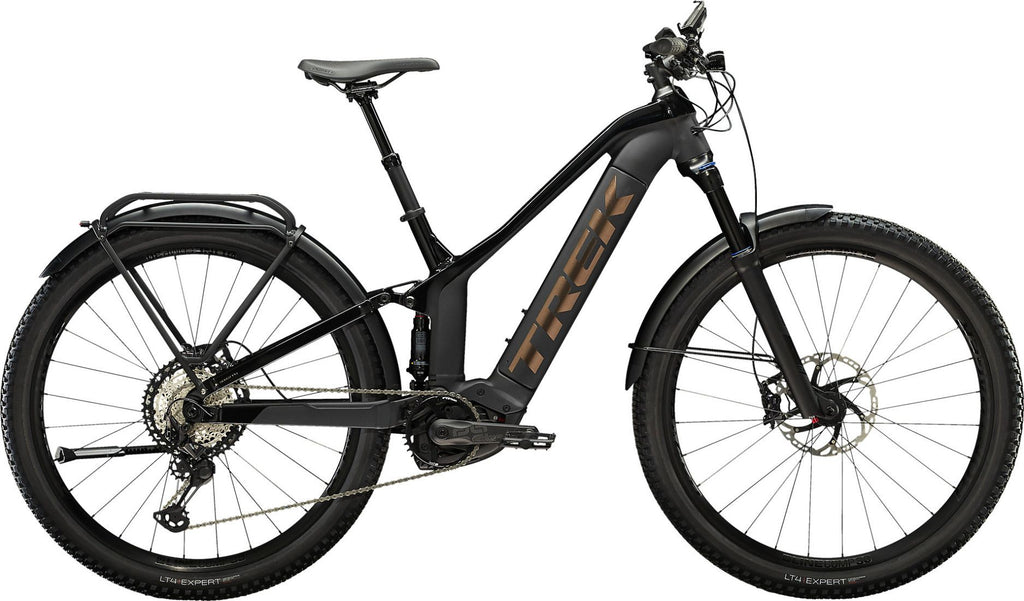 VTT Électrique Tout-Suspendu Trek Powerfly FS 9 EQ Shimano XT 12V 625 Wh 27.5'' Noir Mat 2023