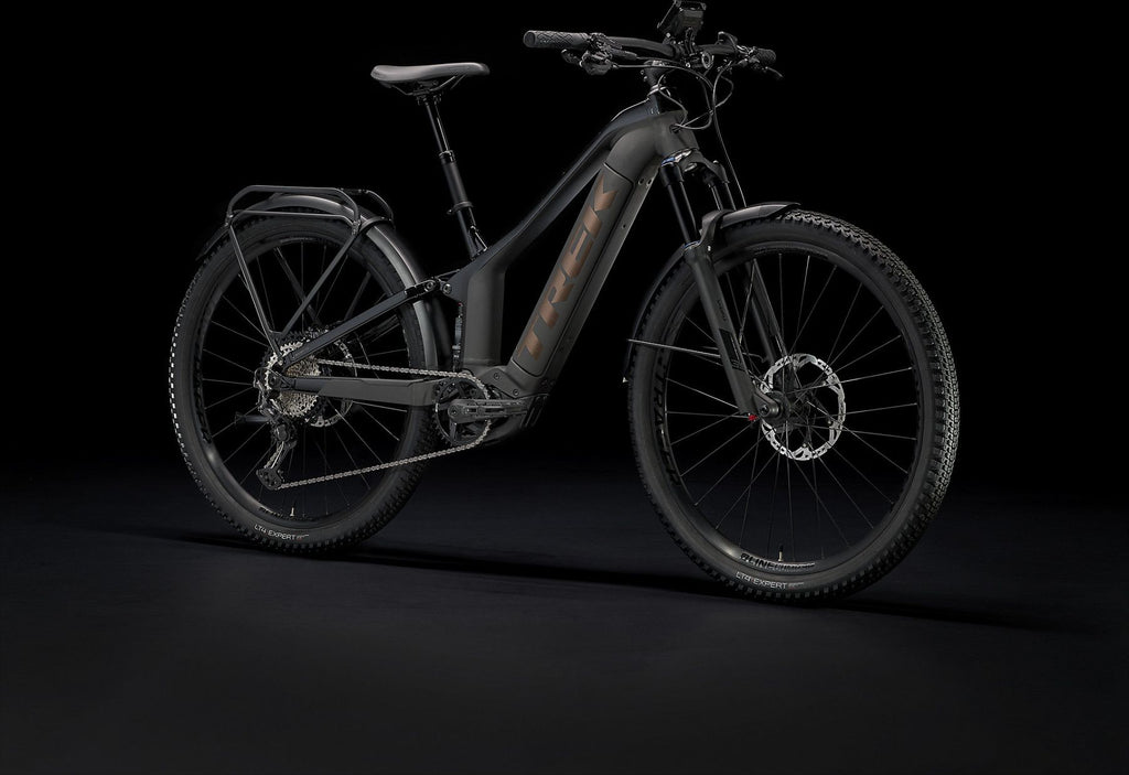 VTT Électrique Tout-Suspendu Trek Powerfly FS 9 EQ Shimano XT 12V 625 Wh 27.5'' Noir Mat 2023