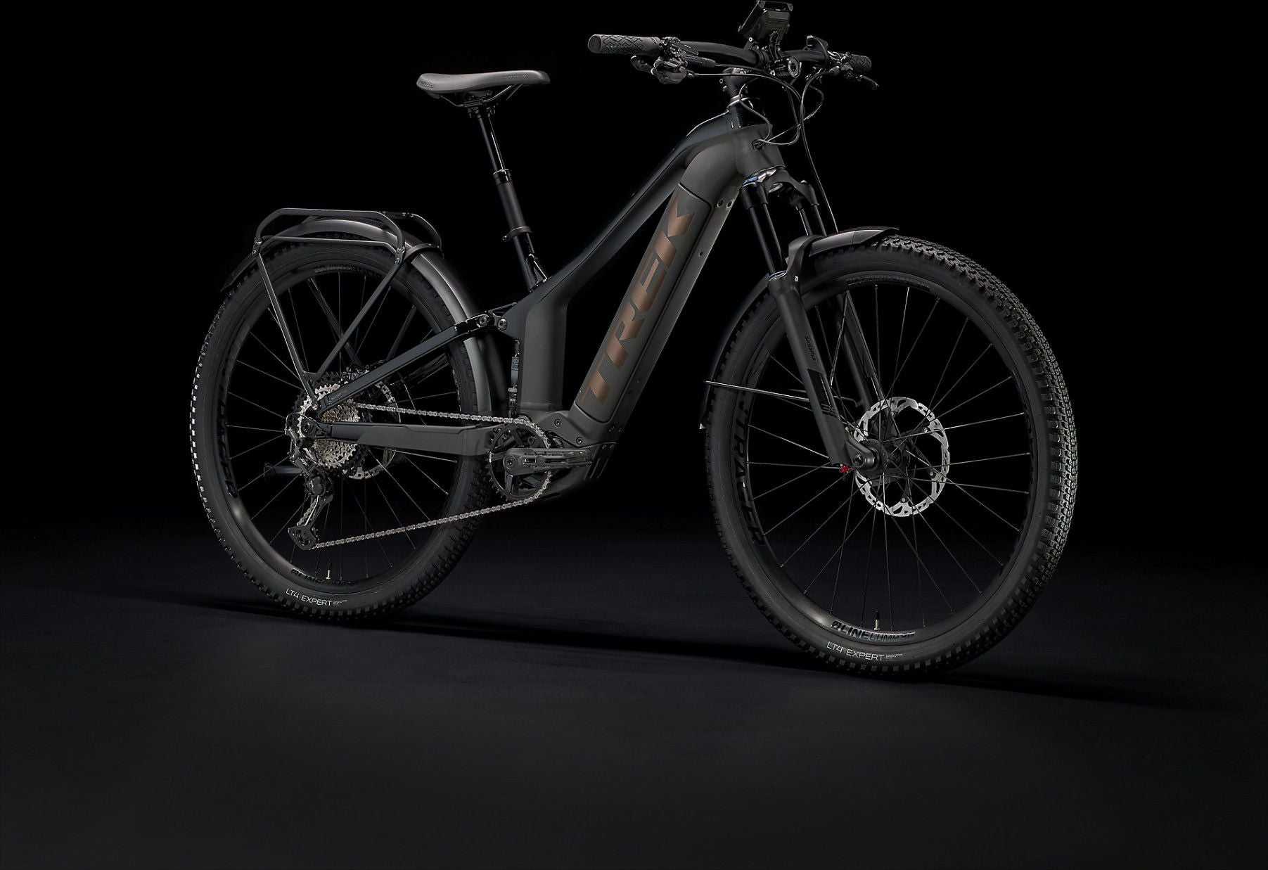 VTT Électrique Tout-Suspendu Trek Powerfly FS 9 EQ Shimano XT 12V 625 Wh 27.5'' Noir Mat 2023