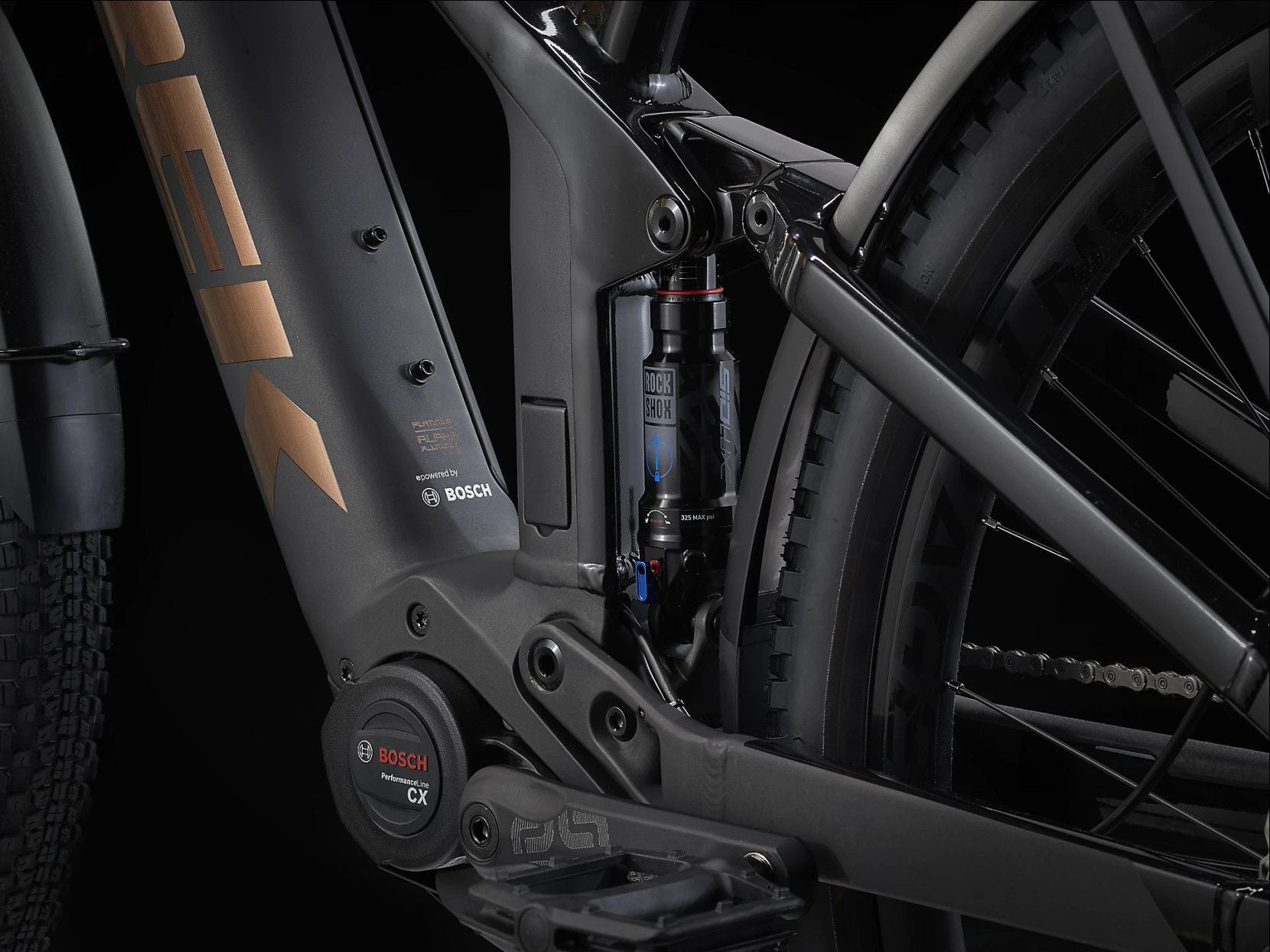 VTT Électrique Tout-Suspendu Trek Powerfly FS 9 EQ Shimano XT 12V 625 Wh 27.5'' Noir Mat 2023
