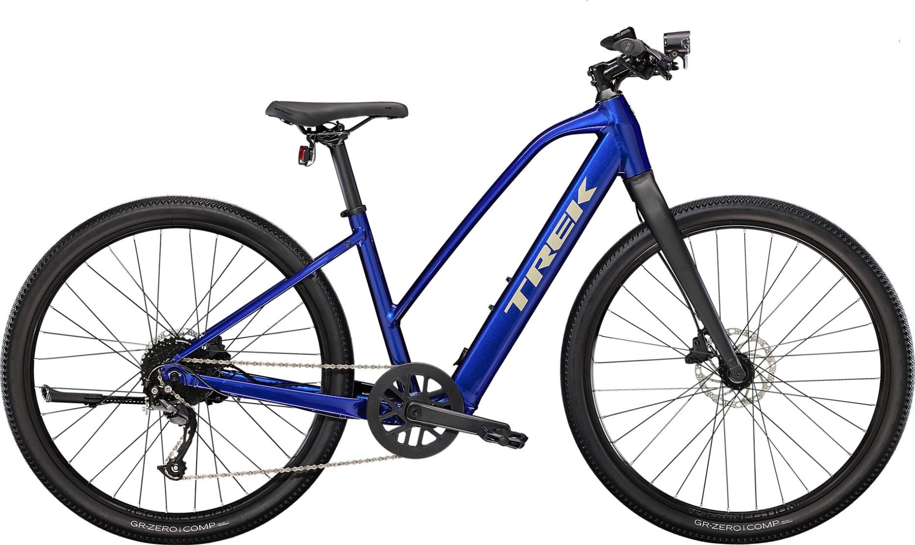Vélo de Fitness Électrique Trek Dual Sport+ 2 Stagger Shimano Altus 9V 250 Wh 650 mm Gris