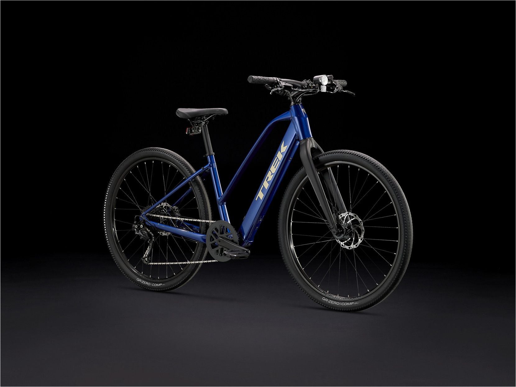 Vélo de Fitness Électrique Trek Dual Sport+ 2 Stagger Shimano Altus 9V 250 Wh 650 mm Bleu