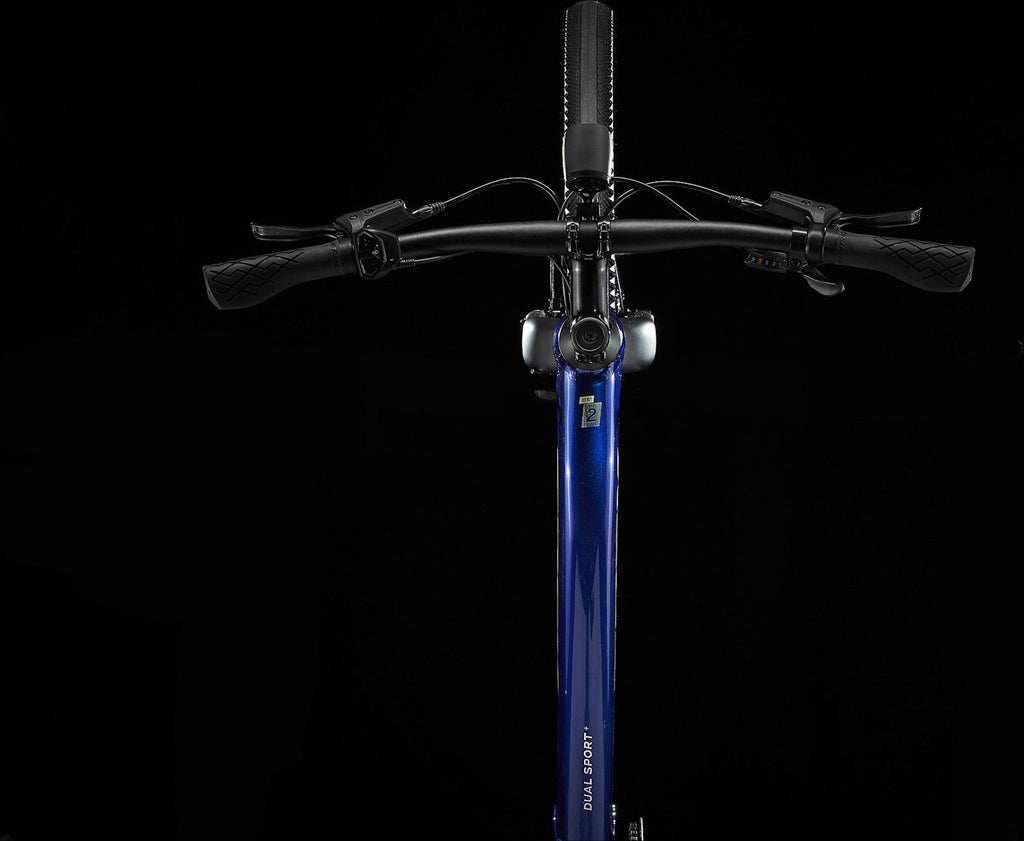 Vélo de Fitness Électrique Trek Dual Sport+ 2 Stagger Shimano Altus 9V 250 Wh 650 mm Bleu