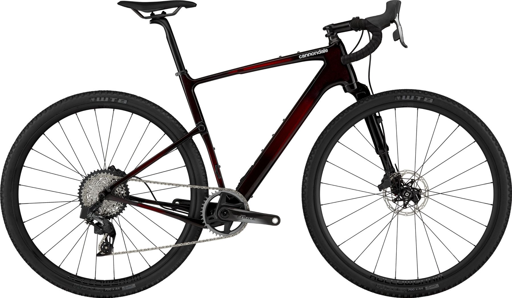 Gravel Bike Cannondale Topstone Carbon 1 Lefty Sram Force XPLR eTap AXS 12V 700 mm Rouge