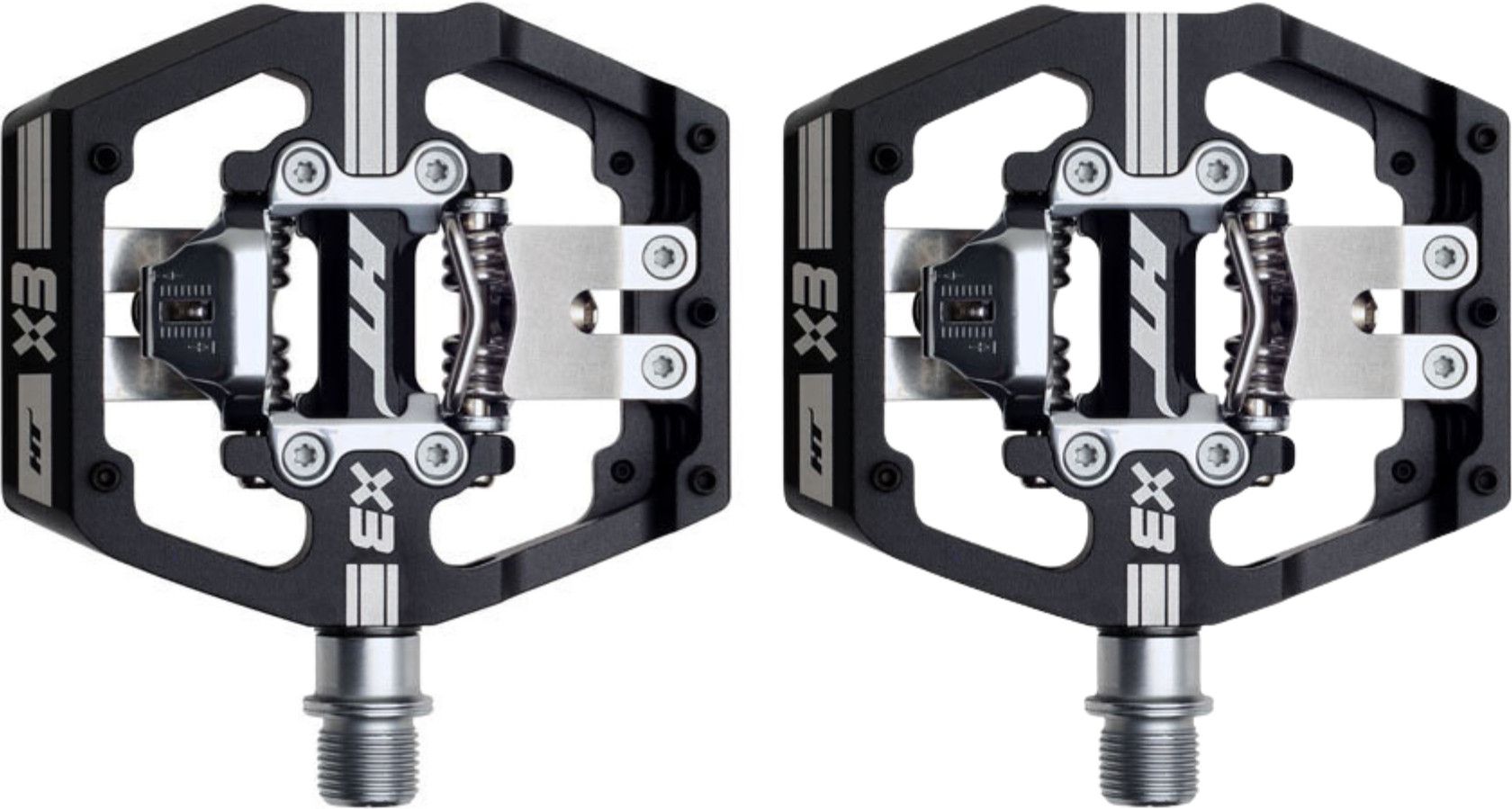 Paire de Pédales HT Components X3 Camo Vert