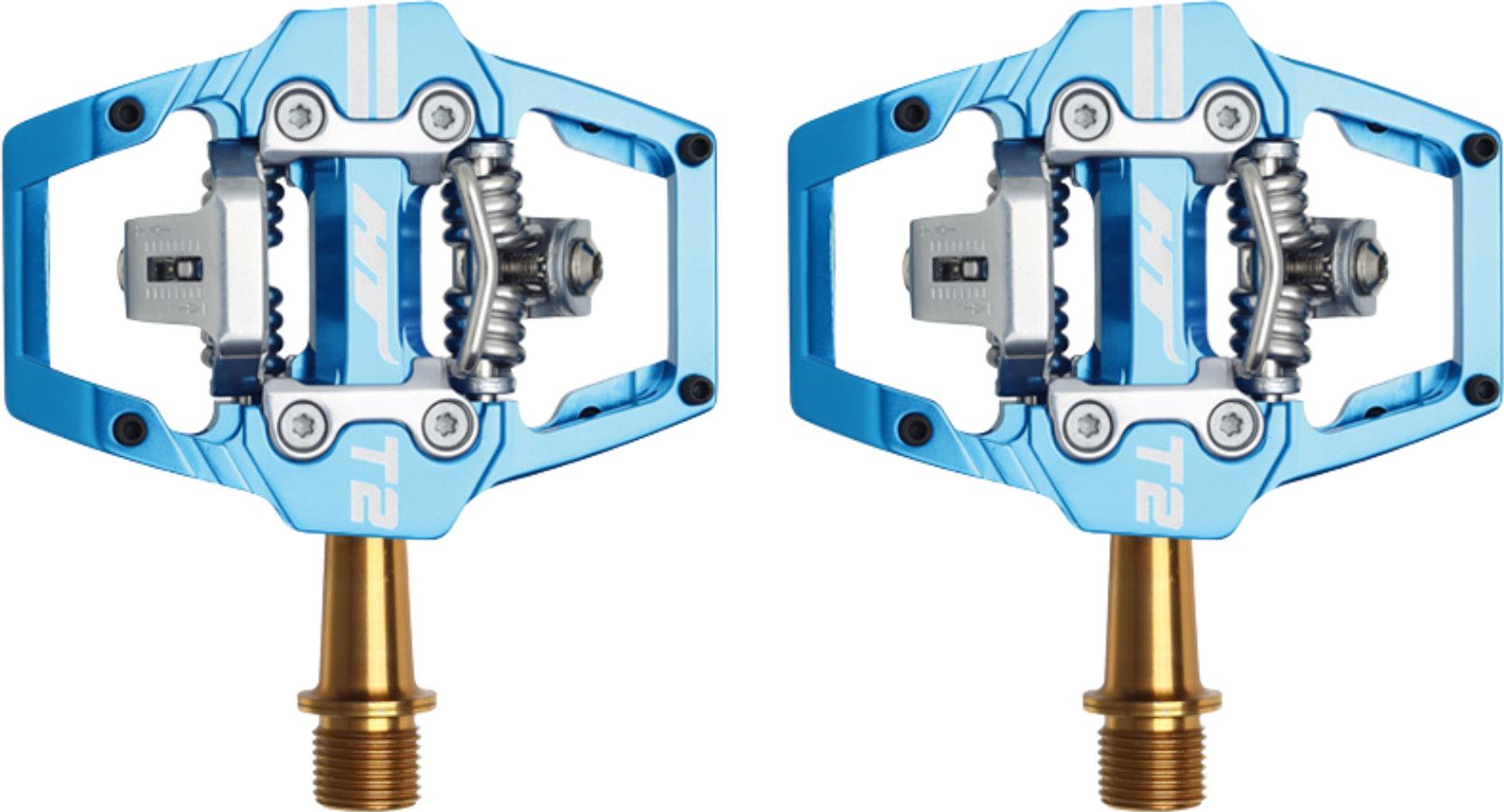 Paire de Pédales HT Components T2T Bronze
