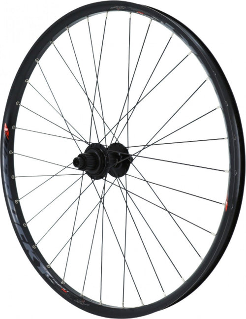 ROUE VTT 27.5  PLUS TRUCKY 35 DISC ARRIERE NOIR MOY CENTERLOCK MT510 12V. MICROSPLINE (TUBELESS ET TUBETYPE) POUR AXE TRAVERSANT 12-148  POUR PNEU 27.5X2.20-2.80  - JANTE INTER 35mm