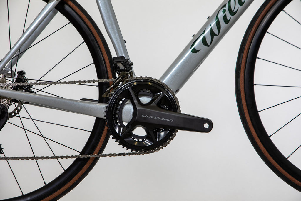 Vélo de Route Électrique Wilier Triestina Filante Hybrid Shimano Ultegra Di2 12V 236 Wh 700 mm Argent Vert