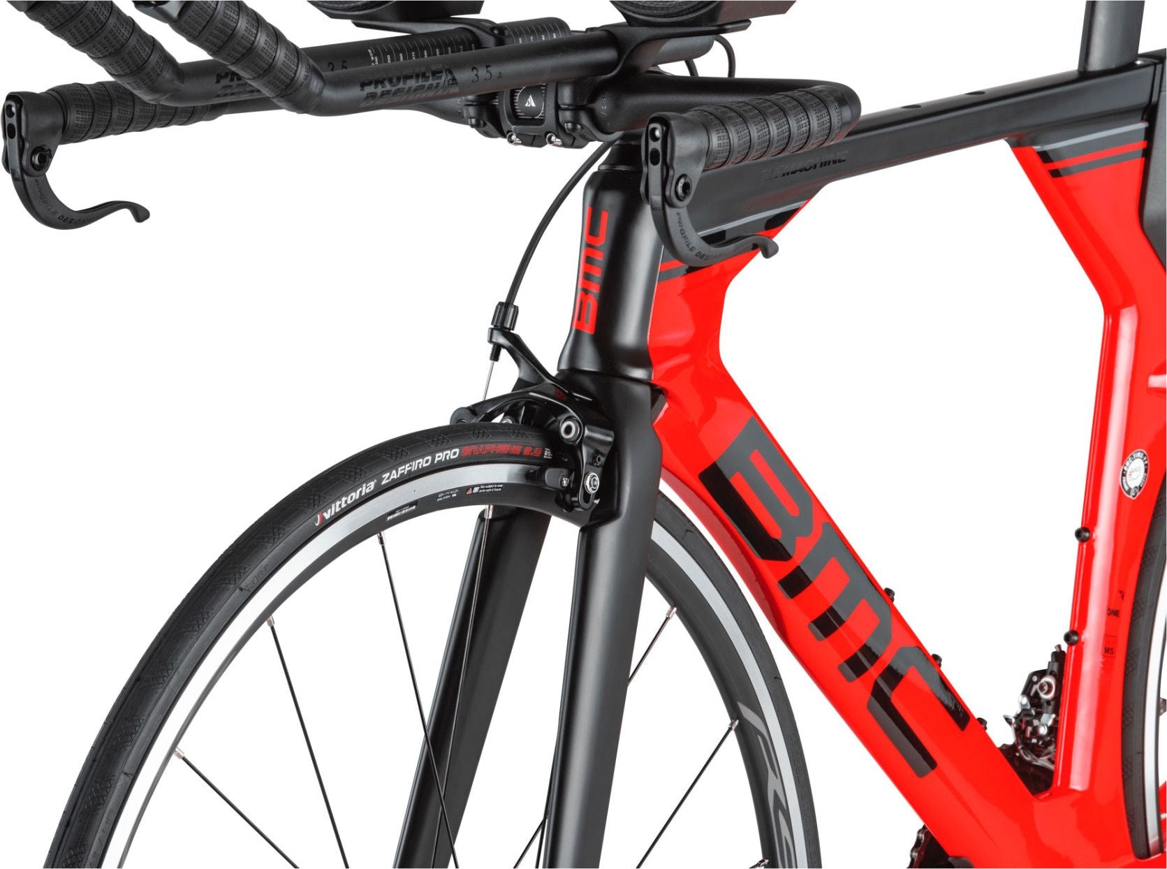 Vélo de Triathlon BMC Timemachine One Shimano 105 11V 700 mm Rouge Neon 2023