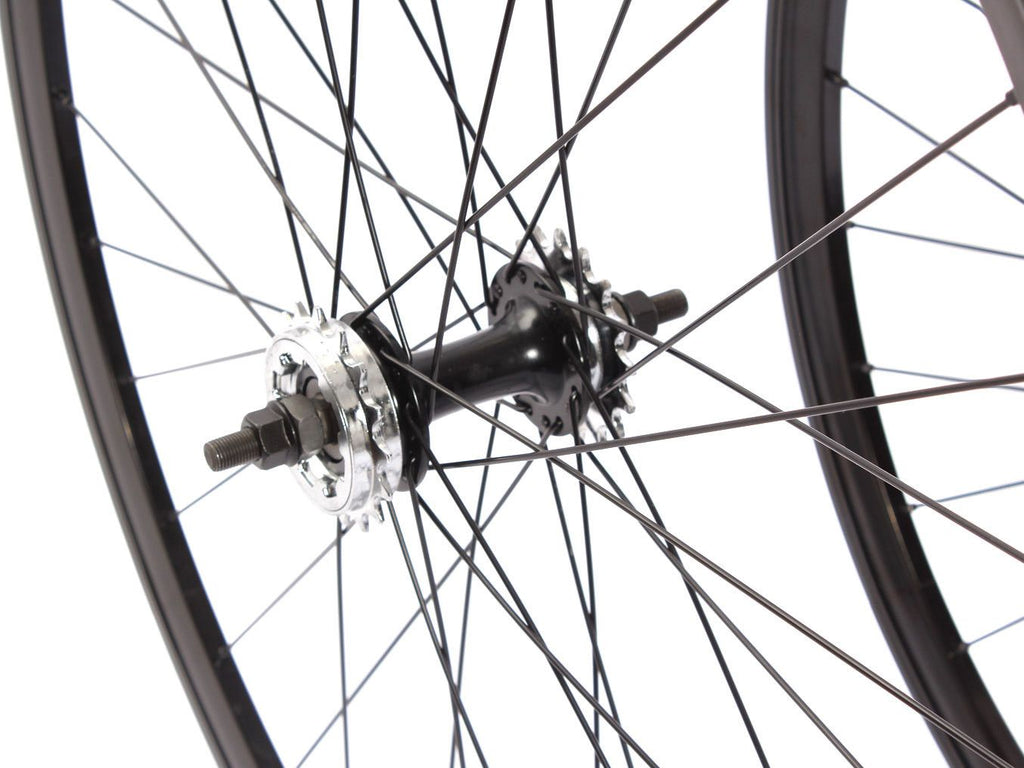 JEU DE ROUES FIXIE 28  NOIR KHEBIKES